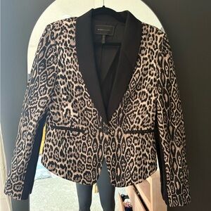 BCBGMaxAzria women’s black animal print